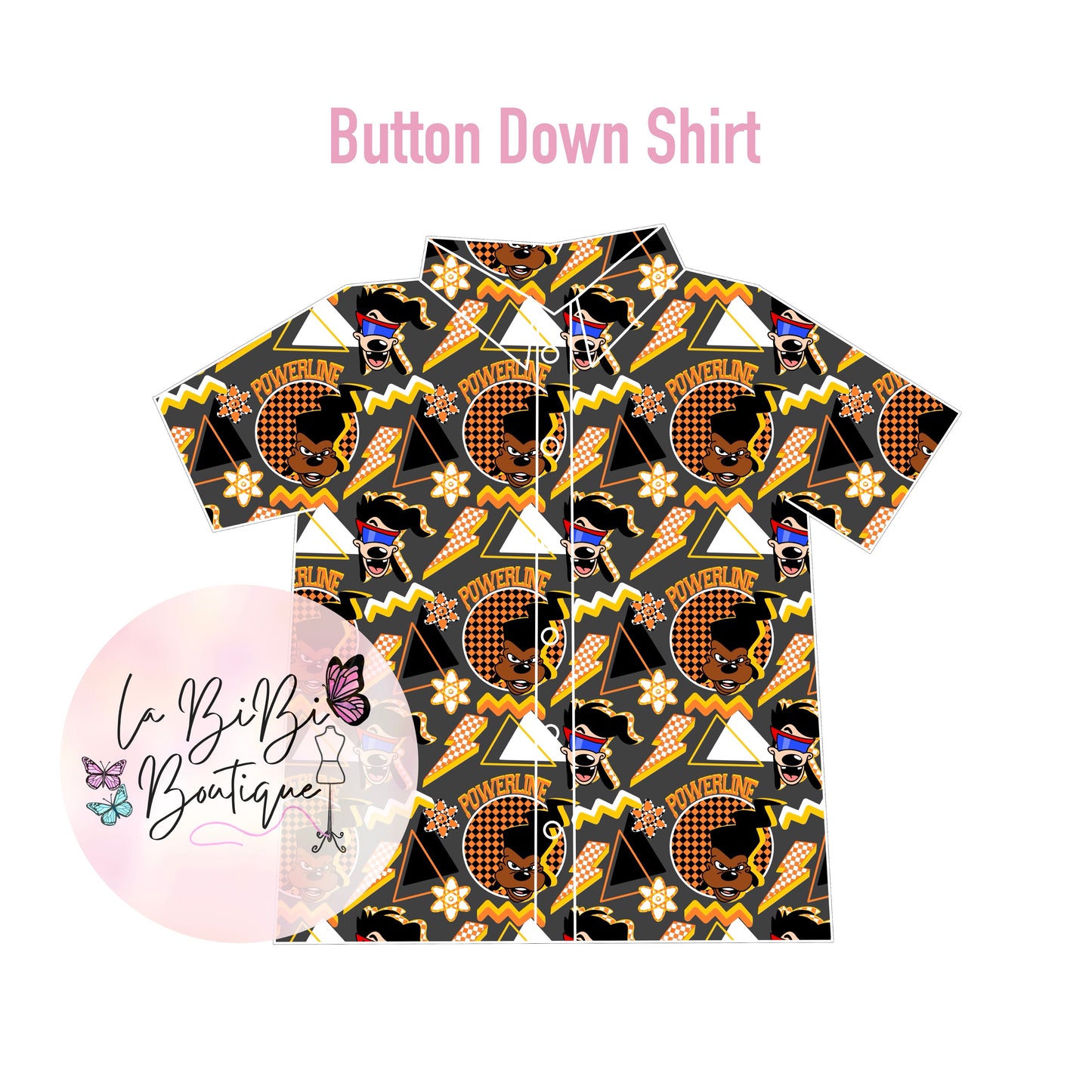 Retro Pop Star - Button Down