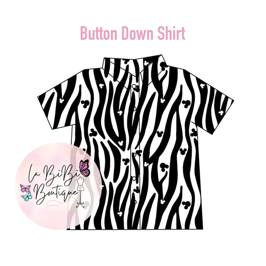 Zebra 🦓 Button Down