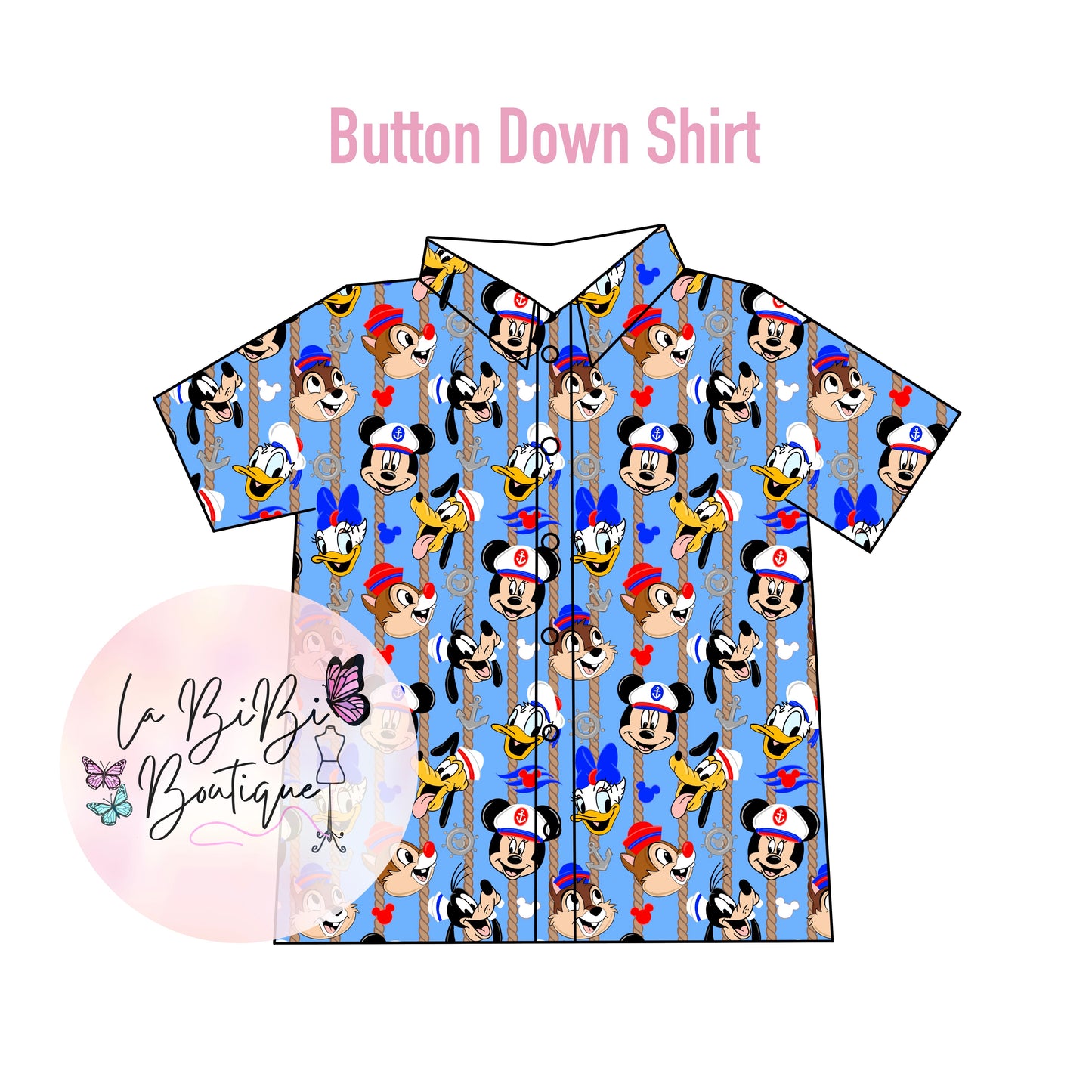 All Hands on Deck - Button Down