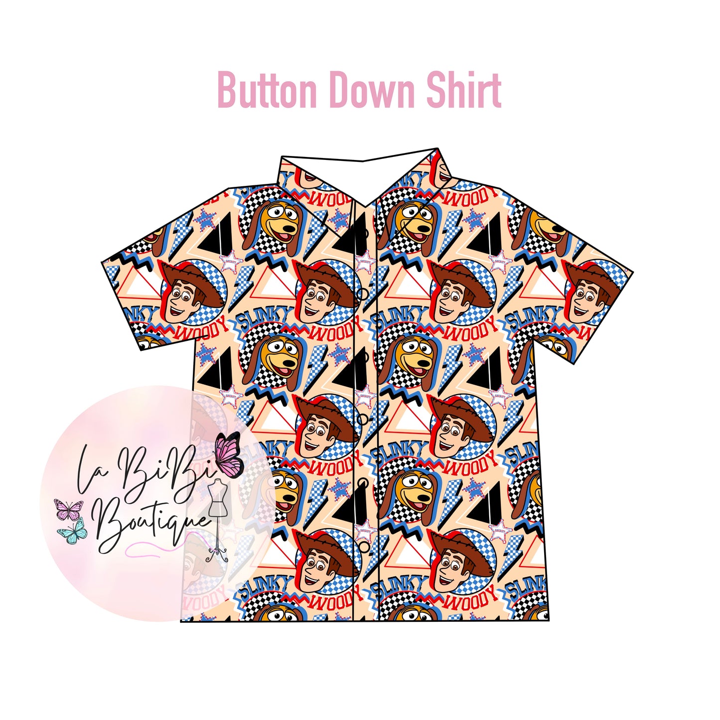 Retro Toys : Sheriff & Dog - Button Down