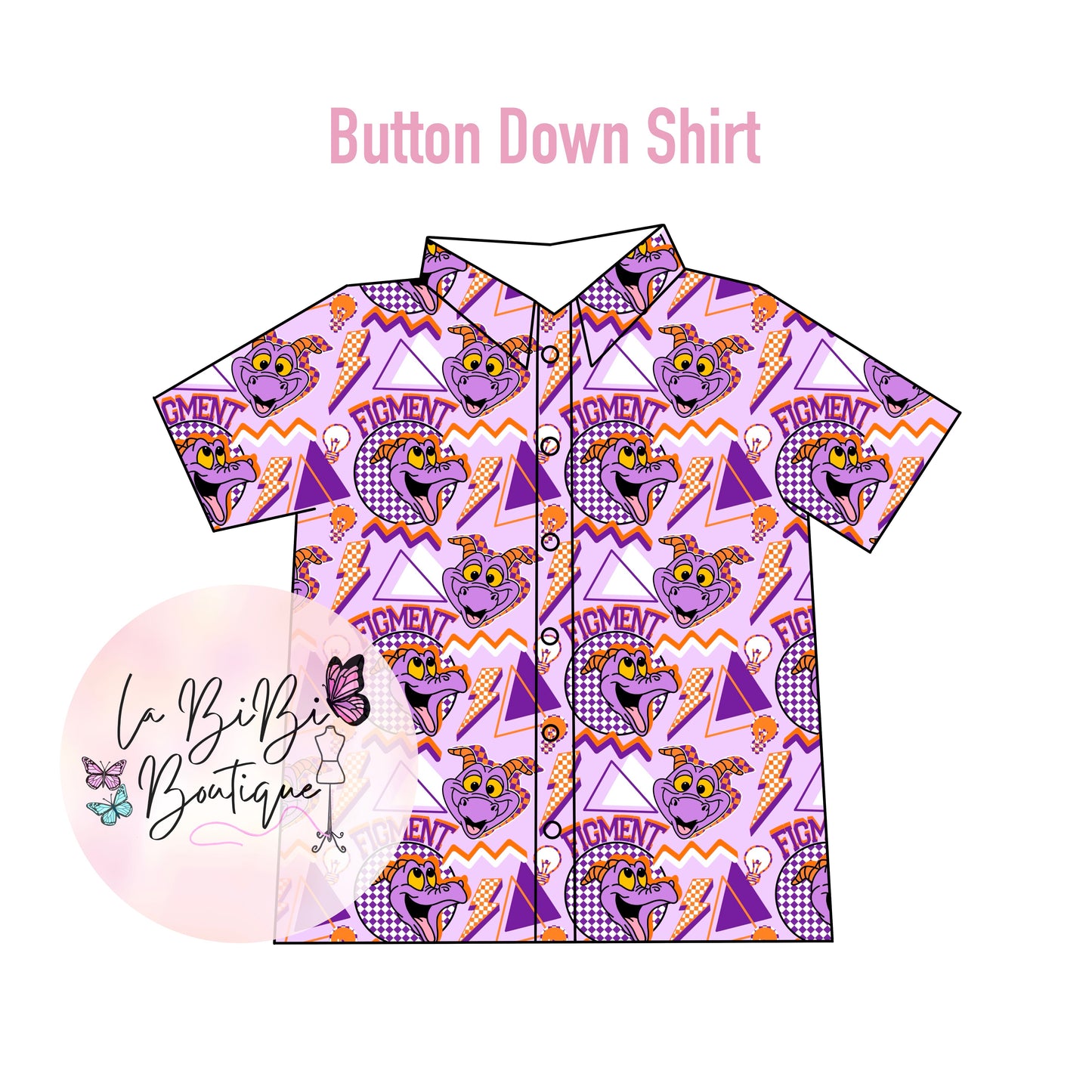 Retro Figgy - Button Down