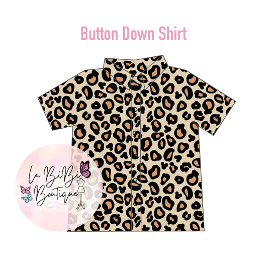 Cheetah 🐆 Button Down