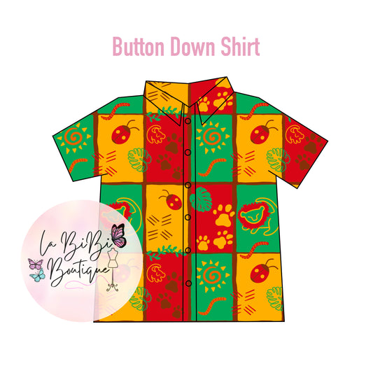 Festival of the King Button Down