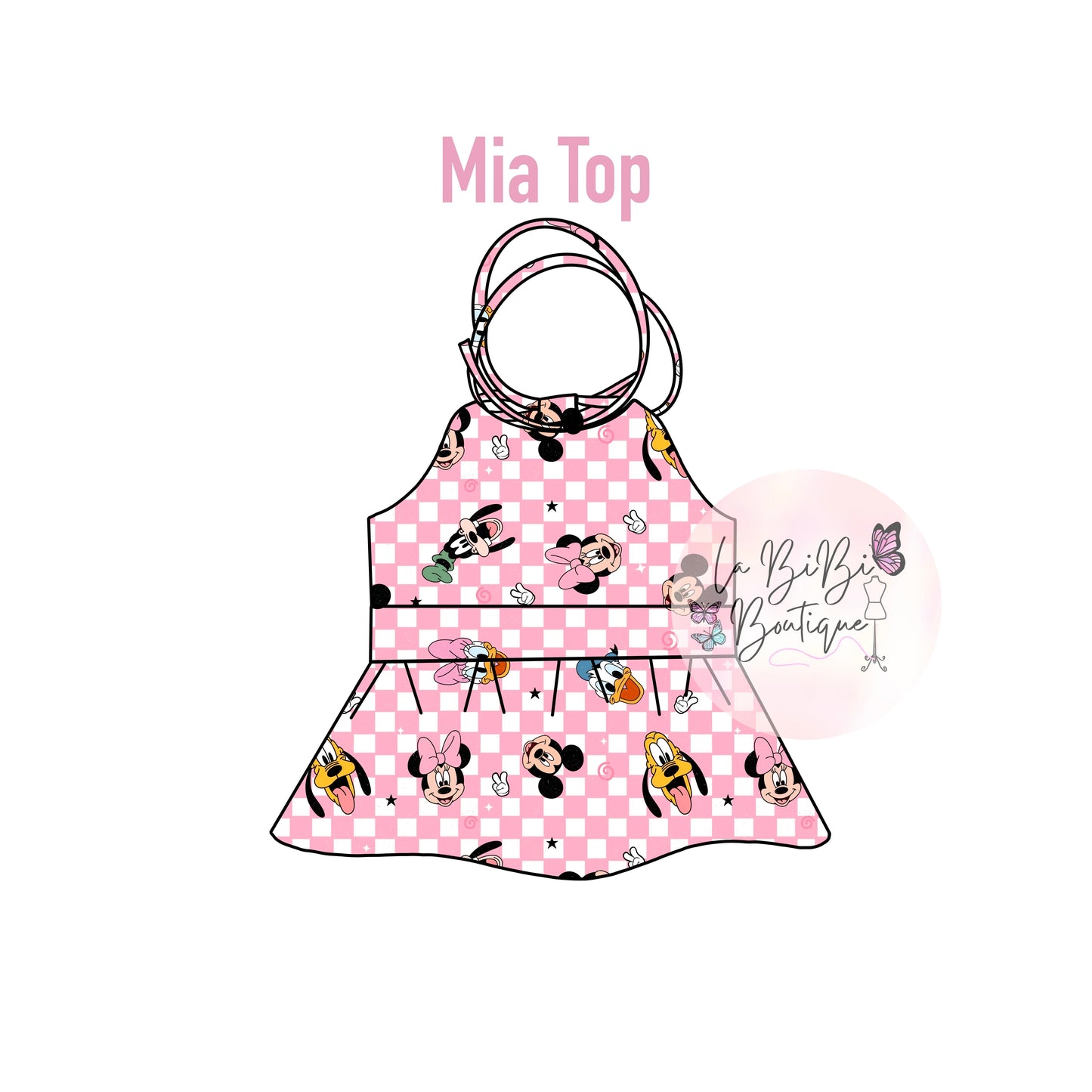 Fab 5 - Pink Checkered