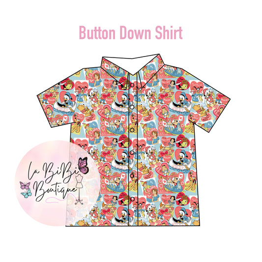 Valentine’s Day Cards - Button Down