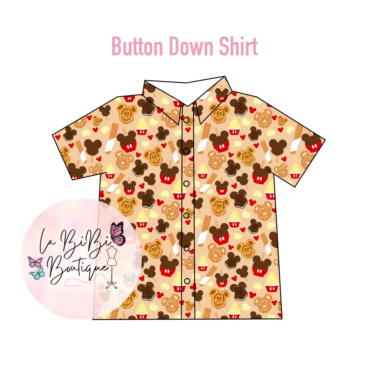 Mouse Snacks 2- Button Down