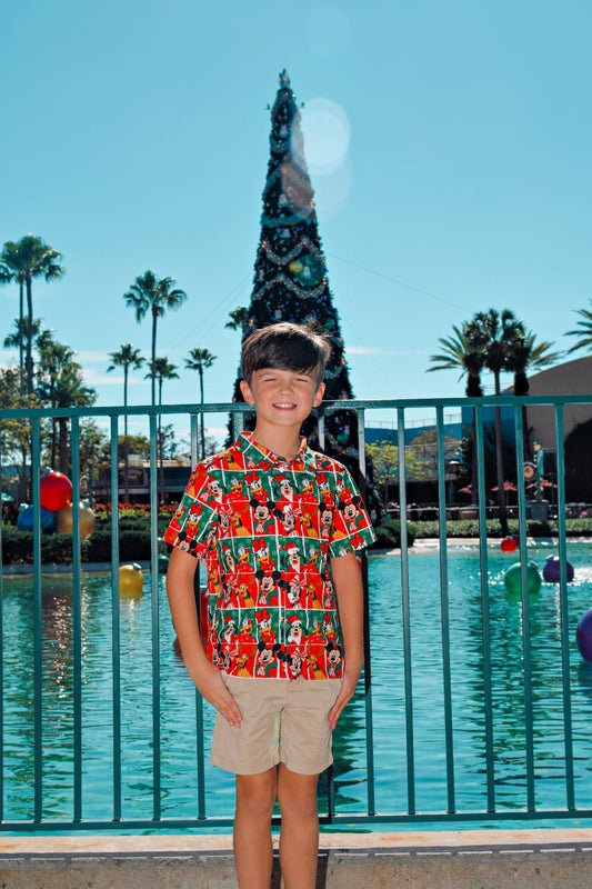 Fab 5 Christmas - Button Down