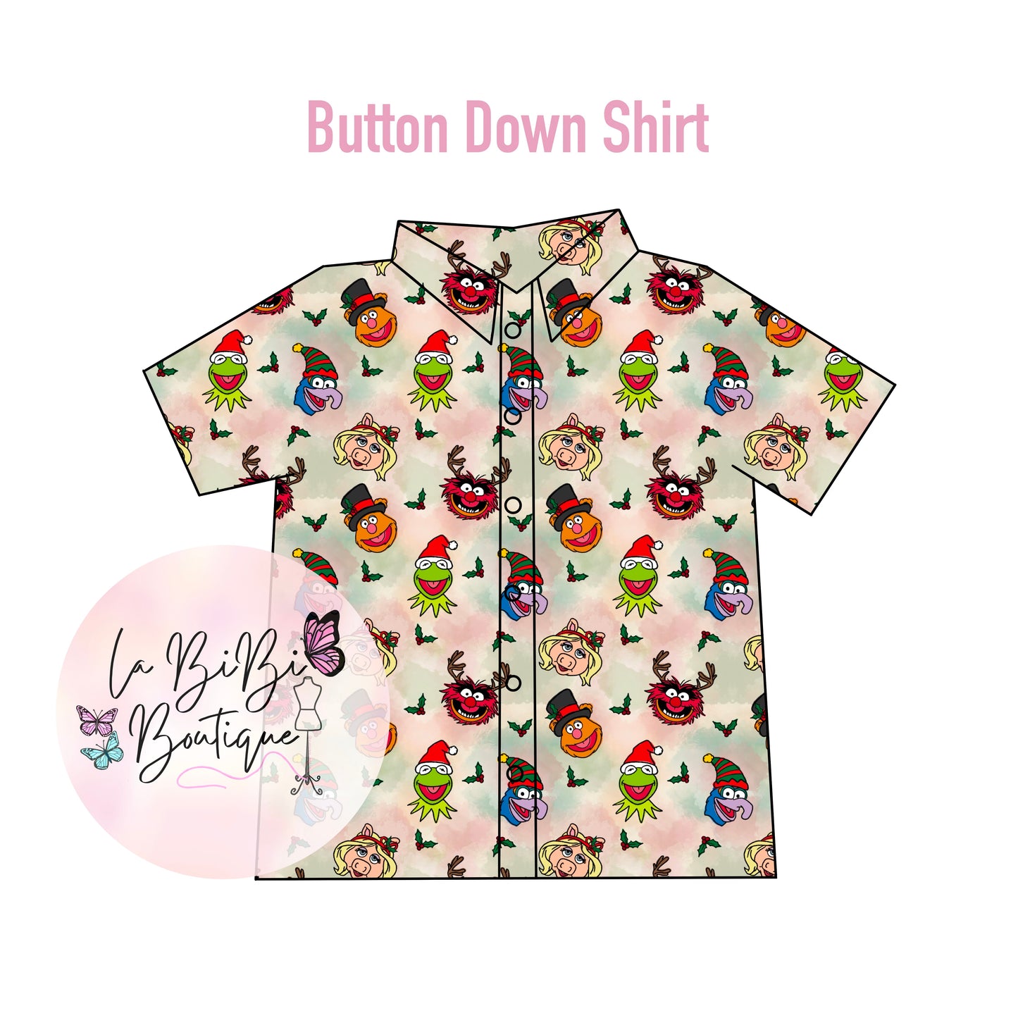 Puppets Christmas - Button Down