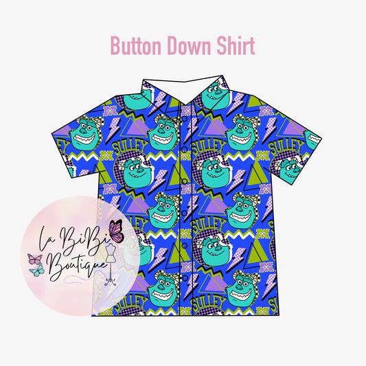 Retro Kitty - Button Down