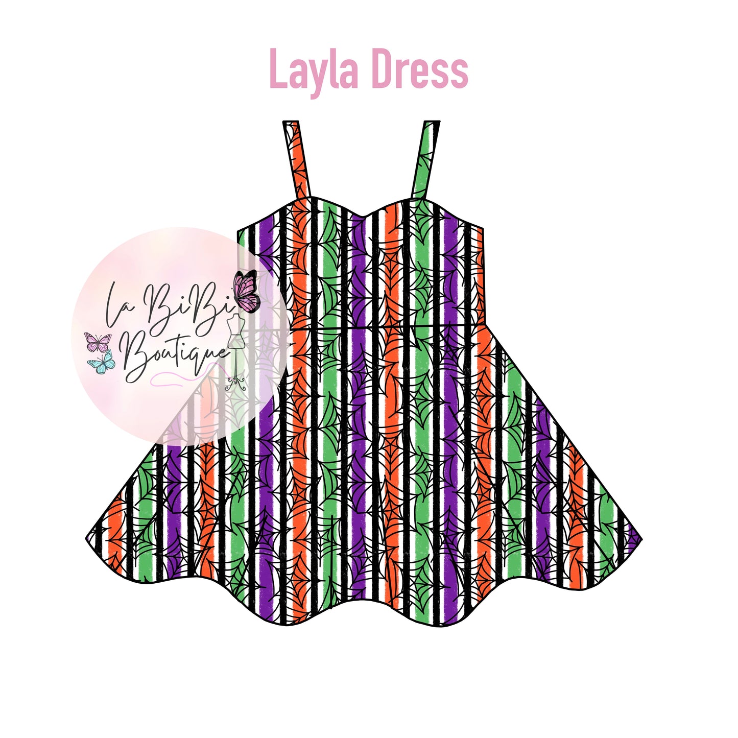 Spiderweb Stripes - Halloween