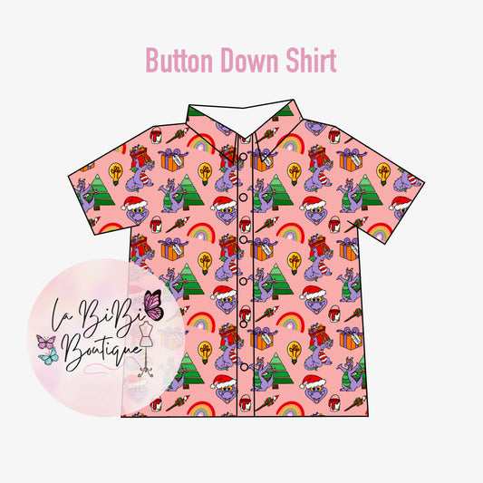 Figgy Christmas 3 - Button Down
