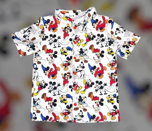 Mouse Through the Years - Button Down