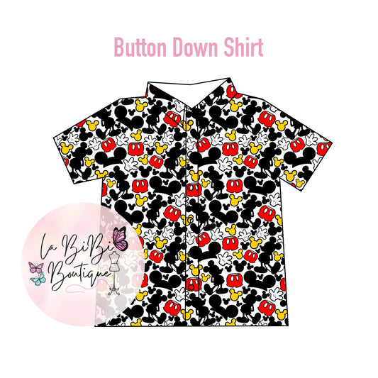 Iconic Mouse - Button Down