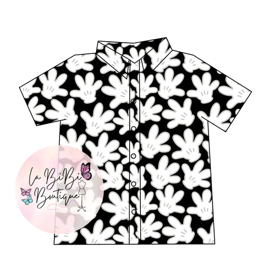 Mouse Glove Hands - Button Down