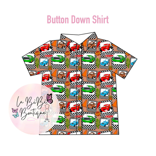 Race Card - Button Down