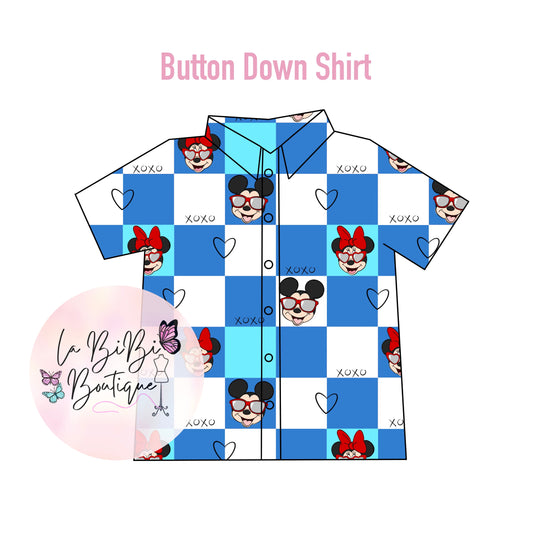Checkerboard Mouse - Button Down